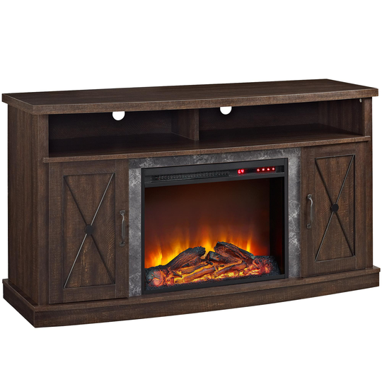 Ameriwood Home Barrow Creek Fireplace with TV Cabinet for TVs up to 60"