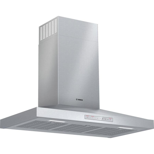 Bosch 36-in Stainless Steel Convertible Wall-Mounted Range Hood with Charcoal Filter Included