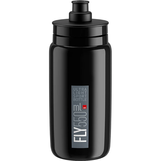 Elite Fly 550 ml Bottle - 550ml} - Black With Grey Logo