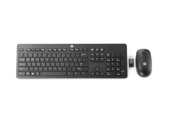 Clavier plat et souris sans fil HP