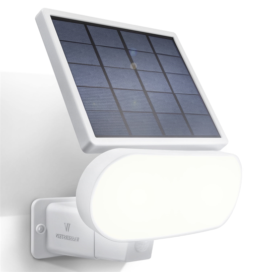 Wasserstein White Solar Panel Charger and Security Light for Blink Outdoor/XT2/XT (1-Pack)