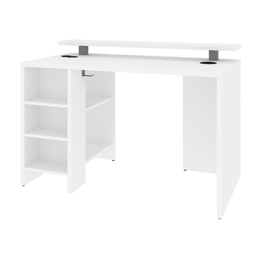 Bestar Electra 47.5-in White Modern/Contemporary Student Desk