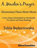 A Maiden's Prayer Elementary Piano Sheet Music