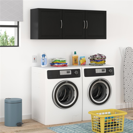 System Build Kendall Wall Cabinet - 12.44-in x 54-in x 20.31-in - Black