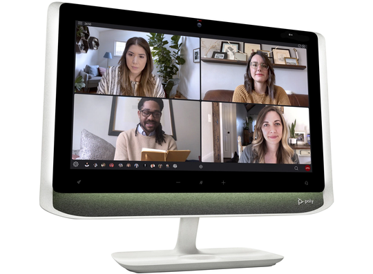 Écran FHD Poly Studio P21 21,5 pouces, haut-parleur stéréo, 1080p, webcam intégrée, microphone et Touch Bar