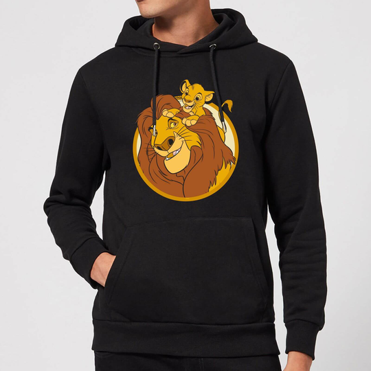 Disney Mufasa & Simba Hoodie - Black - S