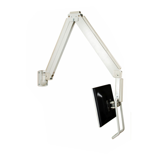 TygerClaw 10-in to 17-in White Steel Hook TV Mount