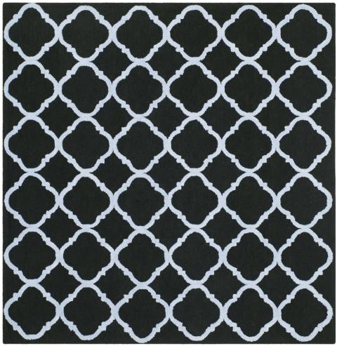 Safavieh Newport Black and Blue Area Rug, NPT430B-5SQ