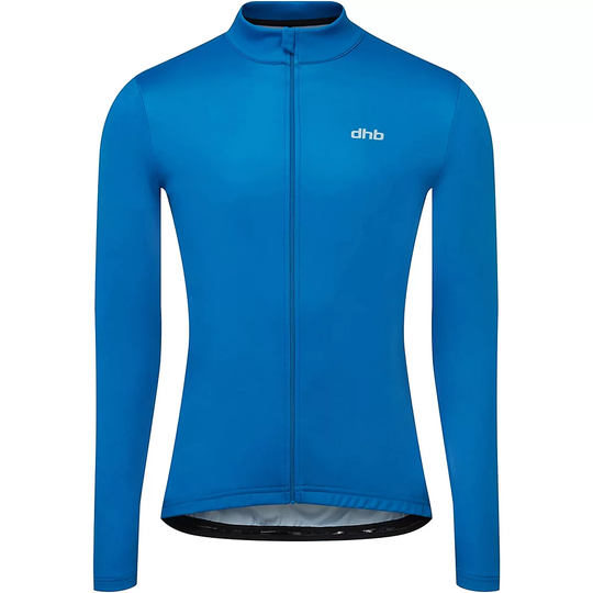 dhb Classic Long Sleeve Jersey - Plain - S} - Blue