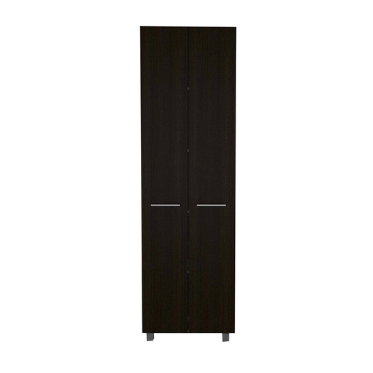 FM Furniture Pensacola Black Composite Pantry