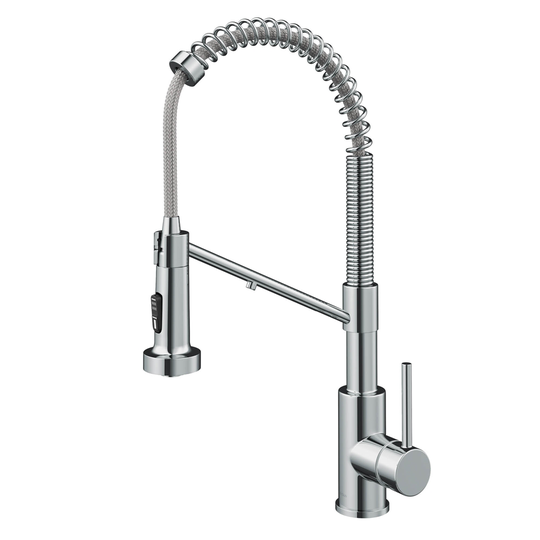 Kraus Pull-Down Single Handle Kitchen Filter Faucet in Chrome