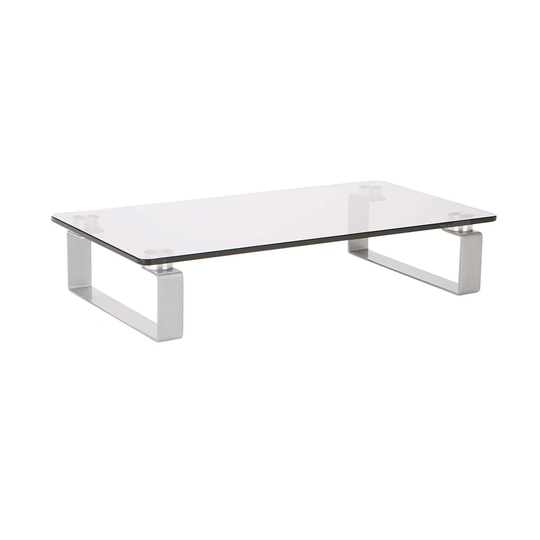 Mind Reader 22-in Clear Traditional Adjustable Monitor Stand