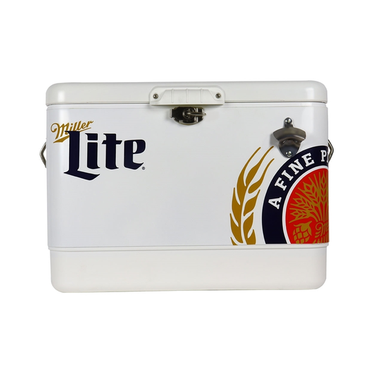 Miller Lite 51-L Grey Insulated Chest Cooler