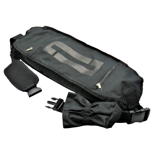 Longlife Athletics OX1 6-in x 6-in x 21-in Black Crossbody Bag