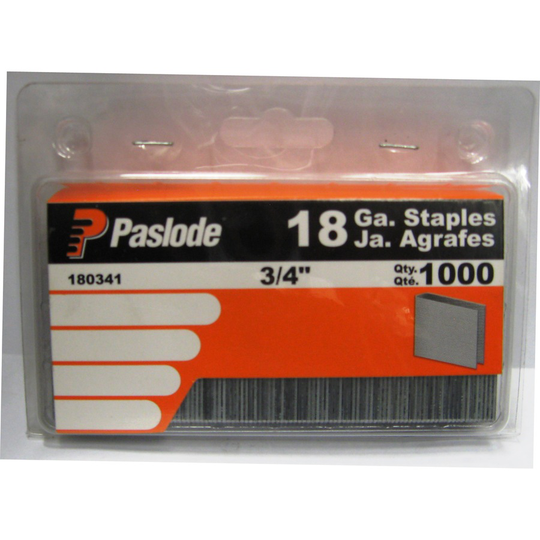 Paslode 3/4-in 18-Gauge Pneumatic Finish Staples (1,000-Count)