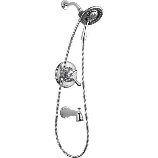 Delta Linden 17 Series Bath and Shower Trim Set - Hand Shower - Chrome