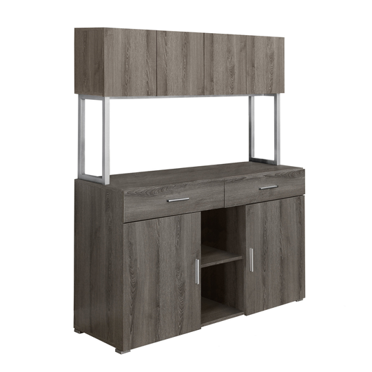 Monarch Specialties Monarch Office Cabinet - 48-in - Dark Taupe