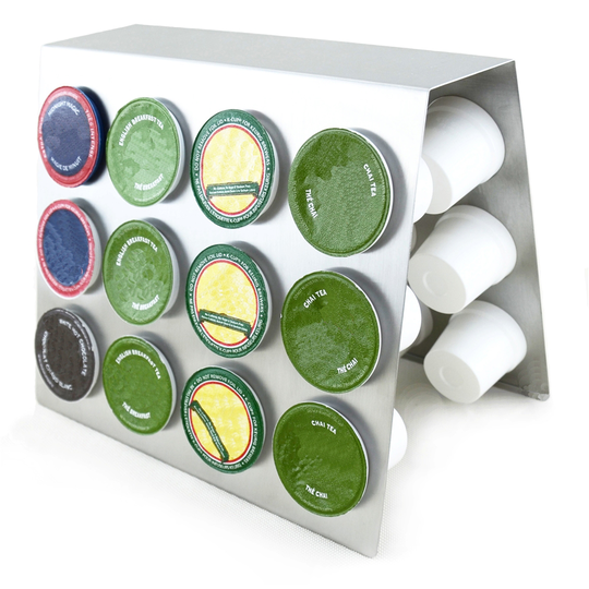 oneBREW Stainless Steel K-Cup & Dolce Gusto Stand, Holds 24 Capsules
