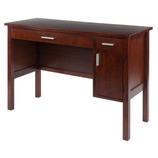 Winsome Wood Emmett 44.72-in Brown Transitional Writing Desk