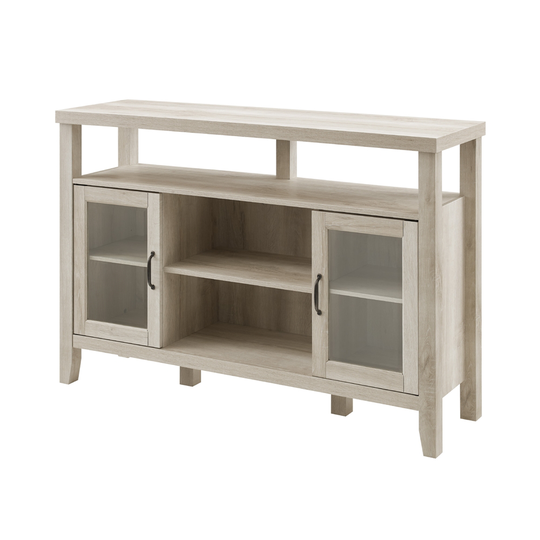 Walker Edison White Oak TV Stand
