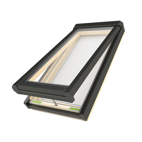 FAKRO 21-in x 38 1/8-in Deck Mount Electric Venting Glass Skylight