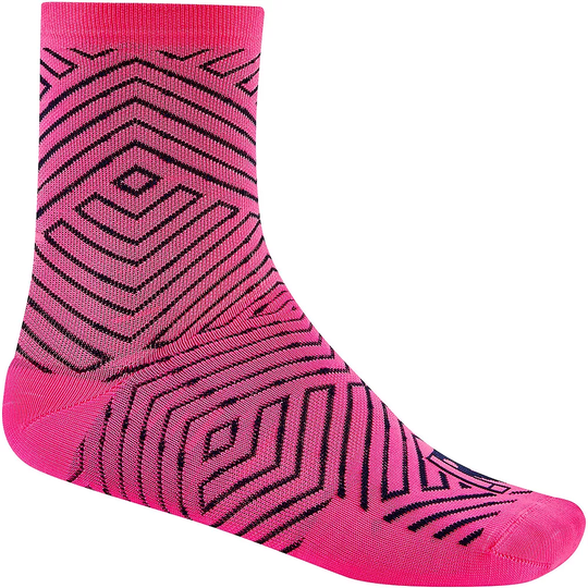 Ratio 16cm Sock - Maze - S/M} - Pink