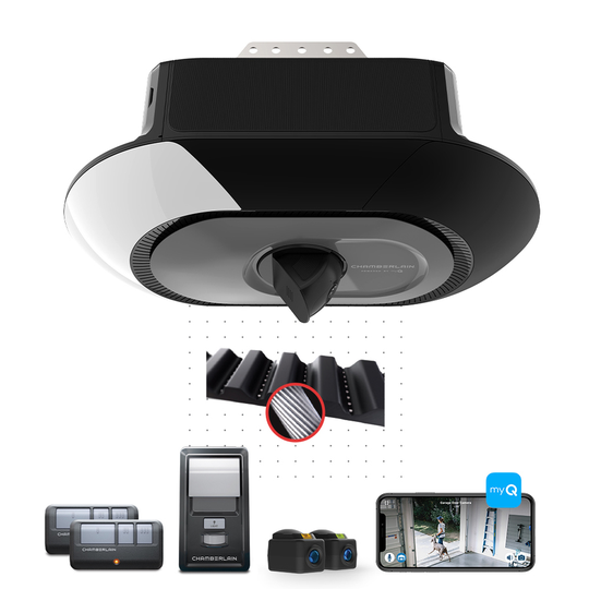 Chamberlain LED Cam WiFi High Lift DC Belt