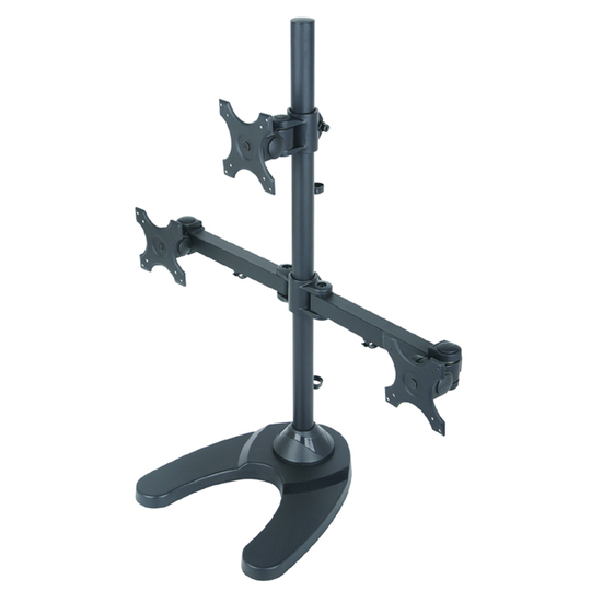 TygerClaw 13-in to 24-in Black 3 Monitor Desk Mount