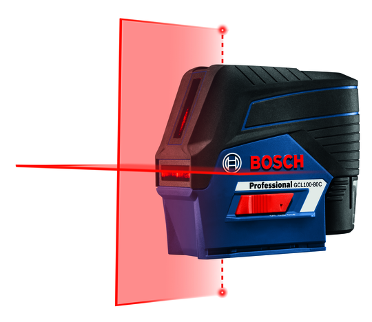 Bosch Connected Cross-Line Laser with Plumb Points - 12V Max