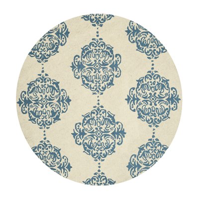 Safavieh Chelsea 5-ft Ivory and Blue Area Rug
