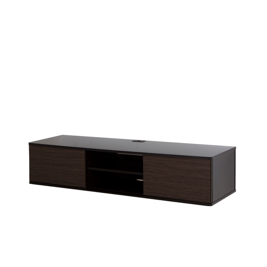 South Shore Furniture Agora Wall-Mounted Media Console - Brown