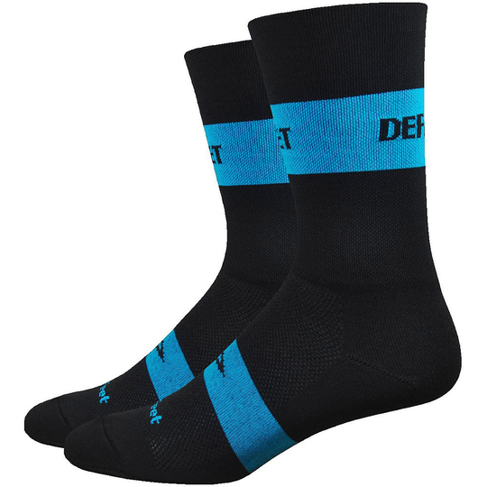Defeet Aireator Team Classic Socks - S/M} - black-blue