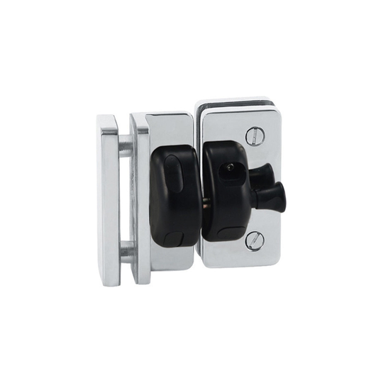 Richelieu 90° Glass-to-Glass Magnetic Safety Pool Gate Latch - Stainless Steel