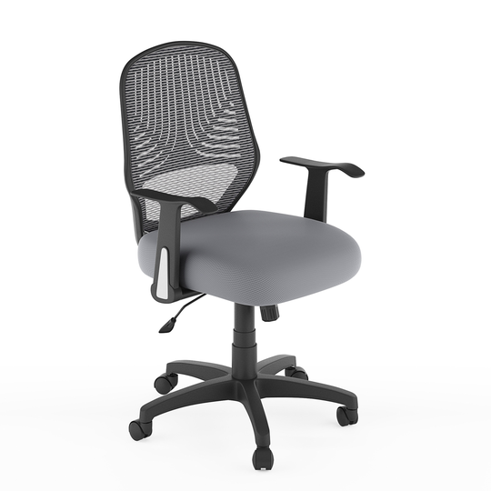 CorLiving 22.00-in x 19.00-in Grey Mesh Office Chair