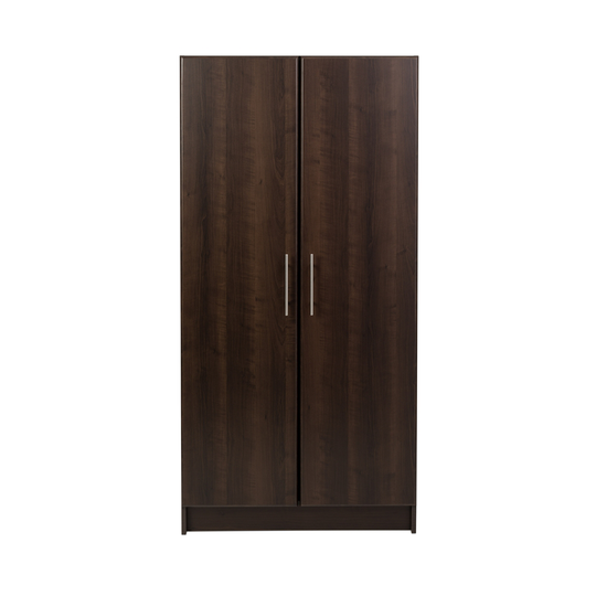Prepac Elite Wardrobe Cabinet with Storage in Espresso