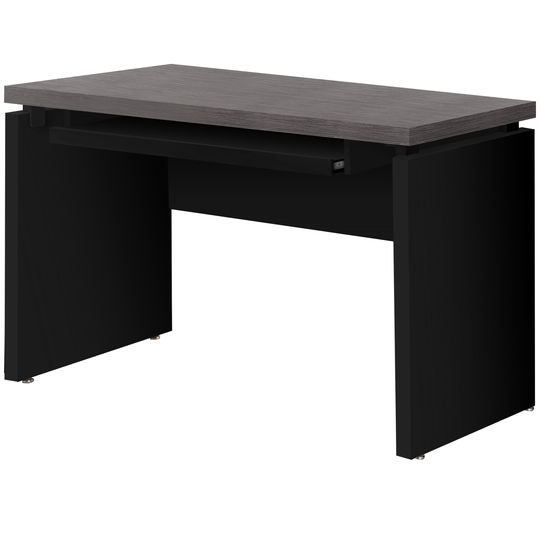 Monarch Specialties Monarch Computer Desk - Black with Grey Top - 48-in L