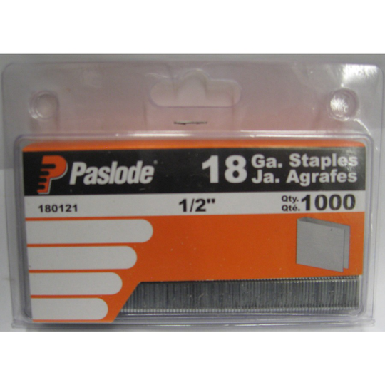 Paslode 1/2-in 18-Gauge Pneumatic Finish Staples (1,000-Count)