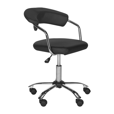 Safavieh Foc 21.1" Black Pier Desk Chair