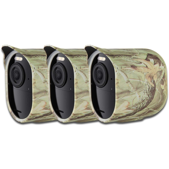 Wasserstein Camouflage Camera Silicone Skin for Arlo Pro 3/Pro 4/Ultra/Ultra 2 (3-Pack)
