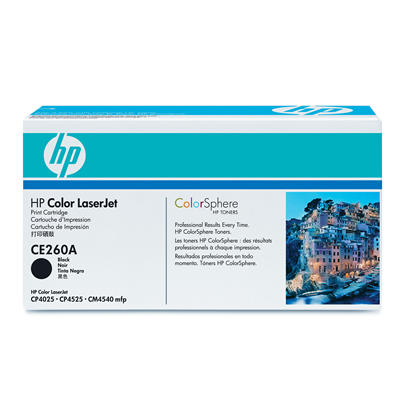 HP 647A (CE260A) Black Original LaserJet Toner Cartridge - CE260A
