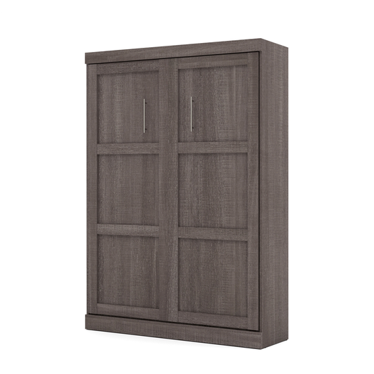 Bestar Pur Full Murphy Bed Integrated Storage (Bark Grey)