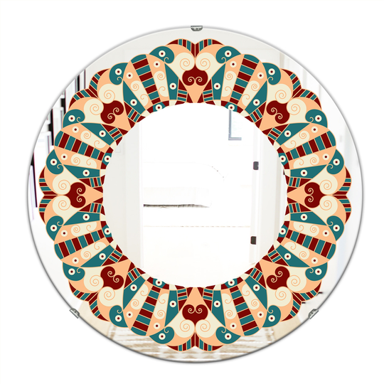 Designart Canada 24-in L x 24-in W Round Eye See You Polished Wall Mirror
