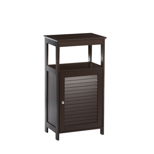 RiverRidge Home Ellsworth Single-Door Floor Cabinet - MDF - 11.8-in x 17.7-in x 32.68-in - Espresso