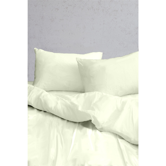 Myne Coconut Cotton Sateen Antibacterial King/California King Duvet Cover Set - 3-Piece