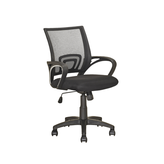 CorLiving CoreLiving 22.00-in x 18.25-in Black Mesh Back Office Chair