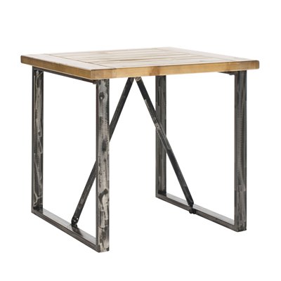 Safavieh Chase 24-in Brown/Grey End Table