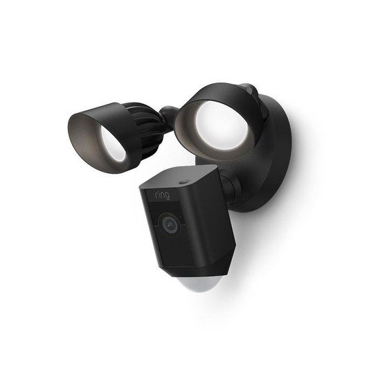 Ring Floodlight Cam Wired Plus, Black (Canada)