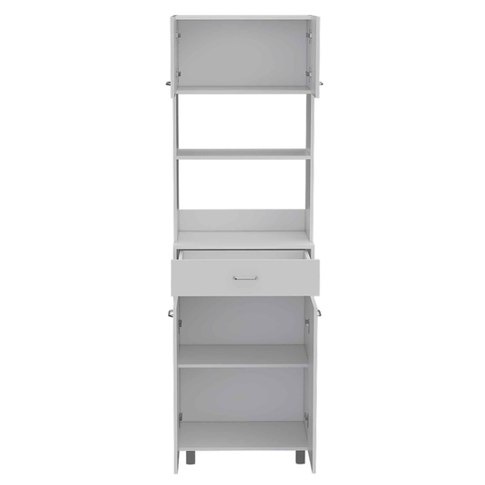 FM Furniture Auburn White Composite Pantry