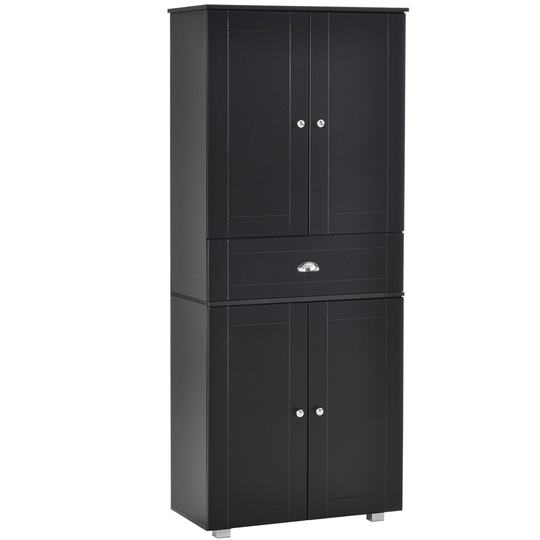 HomCom 30-in W Composite Wood Freestanding Pantry