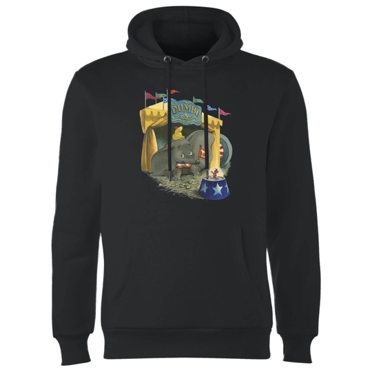 Dumbo Circus Hoodie - Black - S